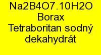 Borax čistý, Na2B4O7.10H2O, sáček 900g