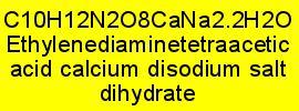 Kyselina ethylendiamintetraoctová vápenato-disodná sůl dihydrat čistý