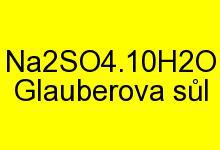 Glauberova sůl čistá, sáček 900g