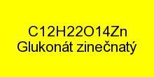 Glukonát zinečnatý čistý, dóza 1kg