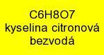 Kyselina citronová bezvodá čistá; sáček 450g
