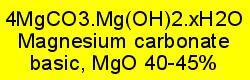 Uhličitan hořečnatý zásaditý těžký; 450g