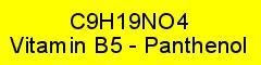 Vitamin B5 - Panthenol