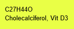 Vitamin D3 - Cholekalciferol na nosiči